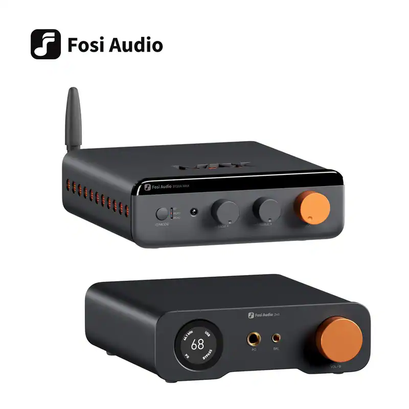 FOSI AUDIO ZH3+ BT20A MAX Stereo Leistungsverstärker PFFB LDAC, 2.1CH Home Audio