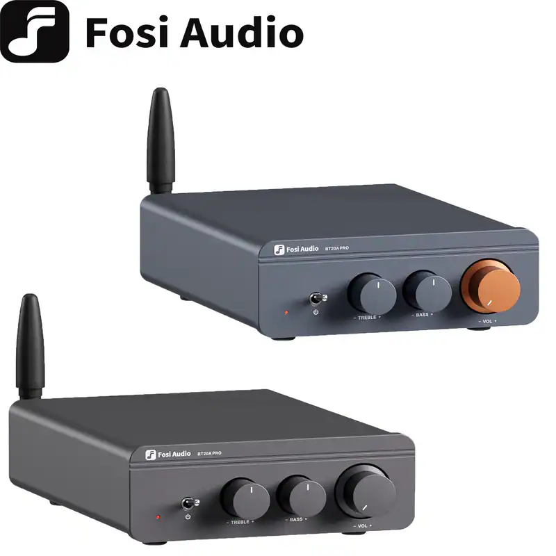 Fosi Audio BT20A Pro Audio Verstärker Bluetooth Heim Stereo HiFi Class D 48V/32V