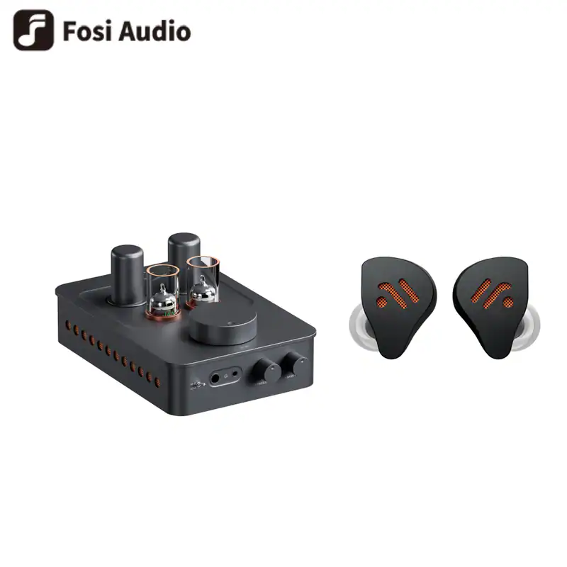 FOSI AUDIO IM4 Offene In-Ear-Monitor-Kopfhörer&GR70 Röhren Kopfhörer Verstärker