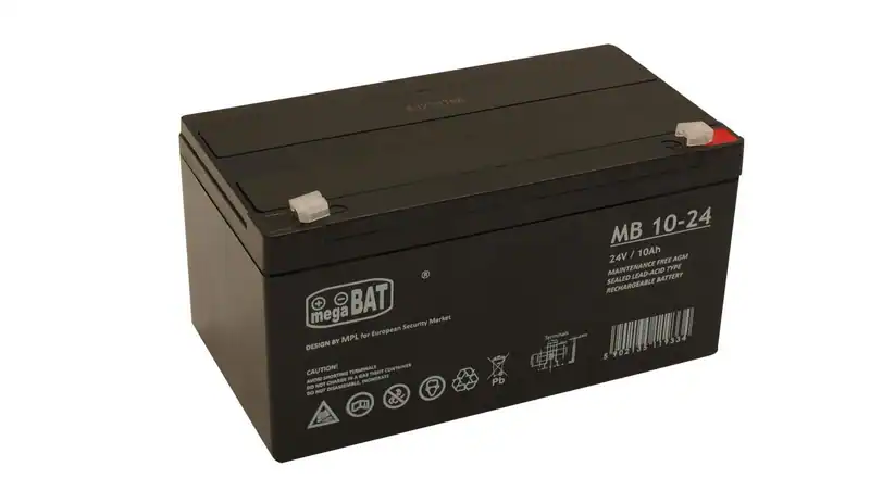 MB 10-24 Akumulator 10Ah 24V AGM do zabawek, do CCTV (185/95/100mm)