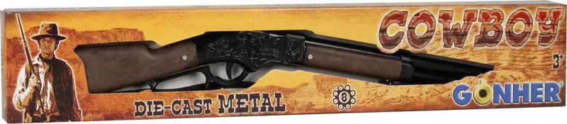 8410982009960 Metall Cowboy Flinte 8 Schuss Gonher Pulio