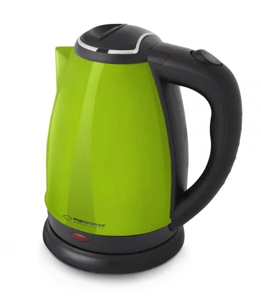 5901299966402 Esperanza EKK113G Wasserkocher 1,8 L 1800 W Schwarz, Grün Espera