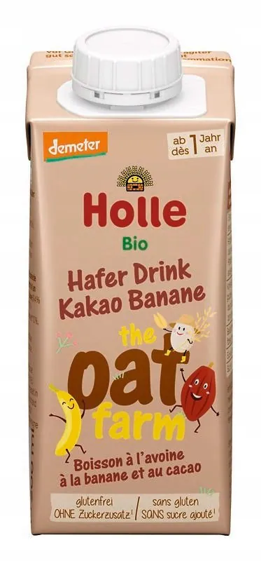 7640230492867 Napój owsiany kakaowo-banan, bezglutenowy powyżej 12 msc BIO 200ml
