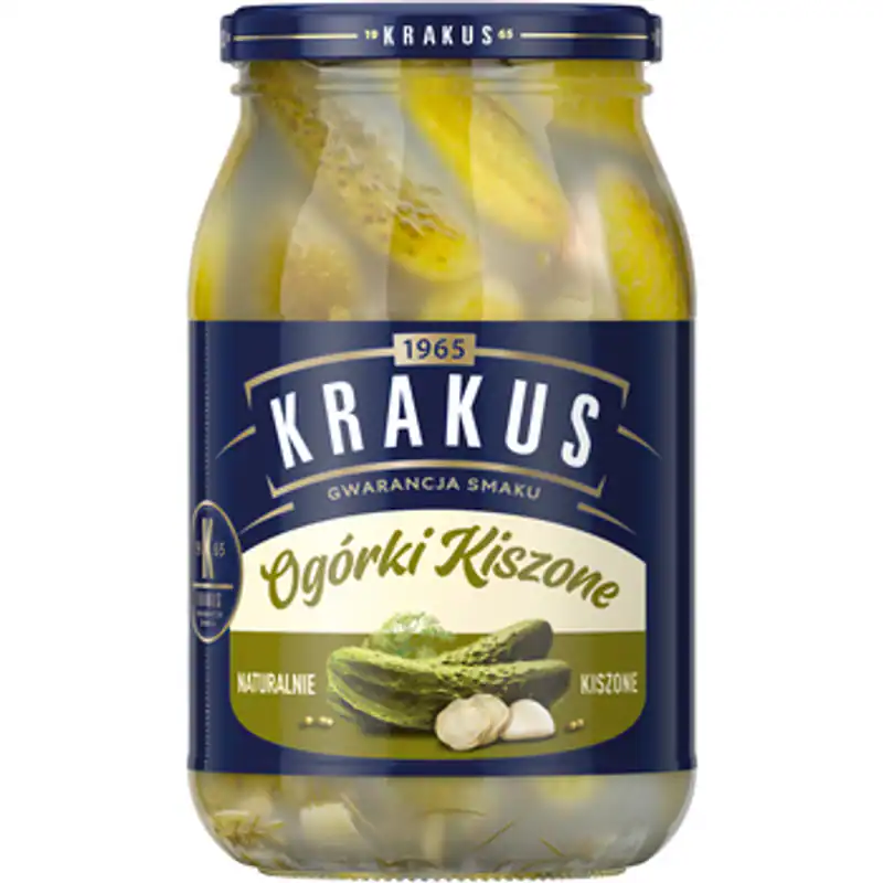 5900397747968 Krakus Ogórki Kiszone domowym sposobem 860g Maspex (MW FOOD Sp. z