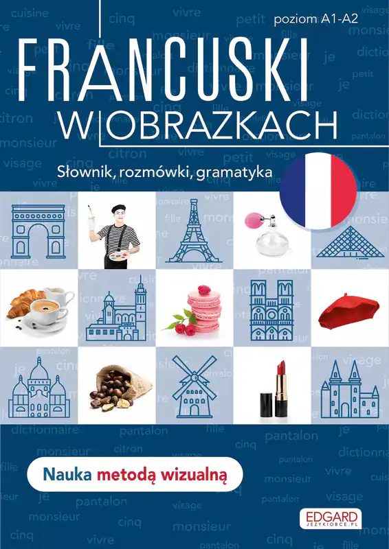9788367212762 Francuski w obrazkach. Słówka, rozmówki, gramatyka wyd. 2 Edgard