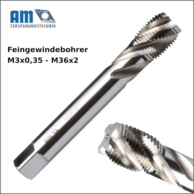 Gewindebohrer Feingewinde Maschinengewindebohrer Sackloch