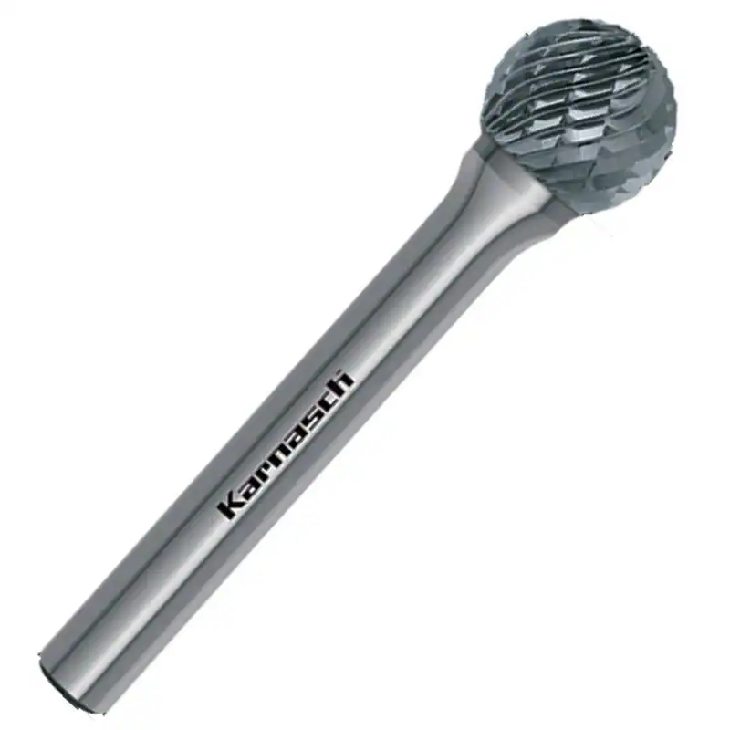 Frässtift Hartmetall Kugelform HP3 Ø=2–25mm unbeschichtet Serie 113031, KUD, HM