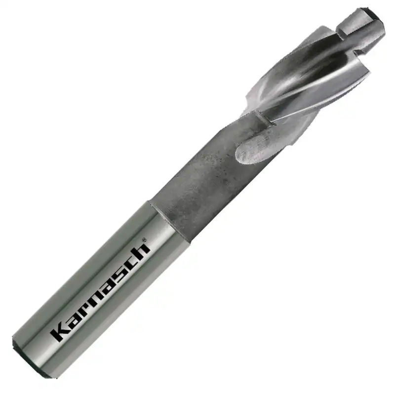 Flachsenker M2-M12, Gütegrad fein, Durchgangsloch für Gewinde, 180°, DIN 373