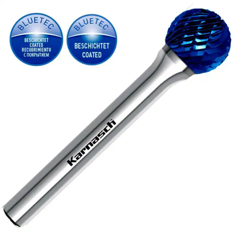 HM Frässtift, Ø=2-25mm, Universalverzahnung, Blue-Tec, HP-3, Schaftfräser KUD