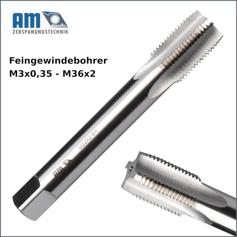 Gewindebohrer Feingewinde Maschinengewindebohrer Durchgang