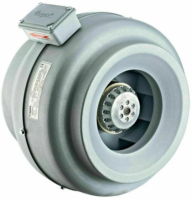 Axial Rohrventilator 100 125 150 160 200 250 315 mm Zuluft Abluft Rohrlüfter