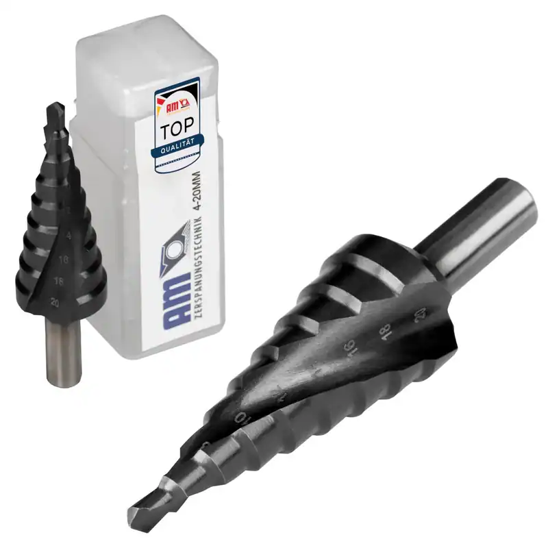 Stufenbohrer Metall HSSE-TiAlN Kobalt | Stufenbohrer Edelstahl | Performance