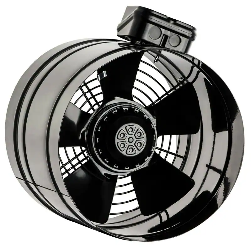 200mm 680m³/h Axial Rohrventilator Metall Gebläse Kanal Lüfter Abluft Zuluft