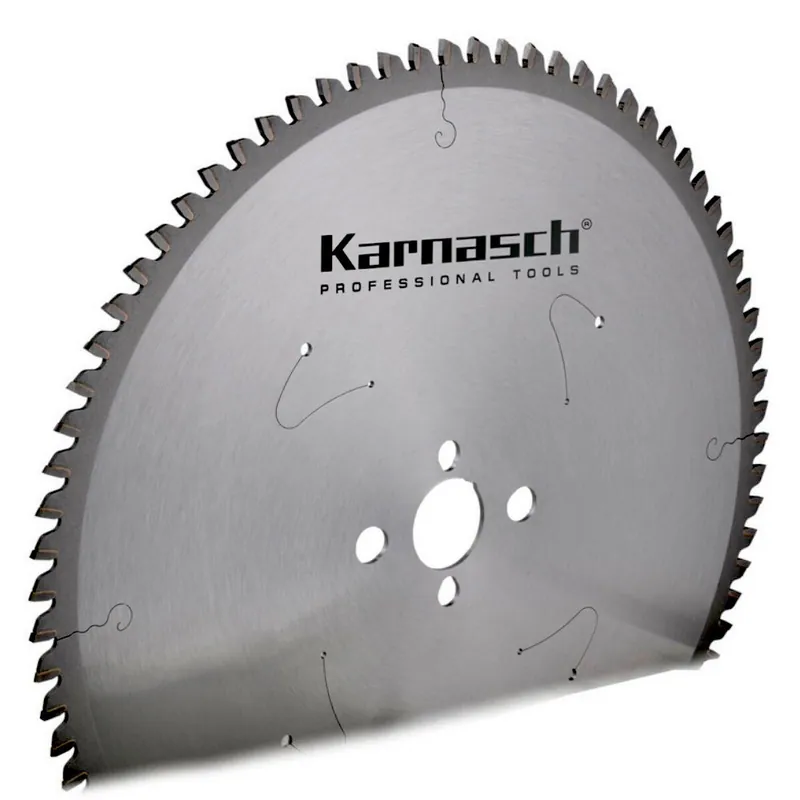 Karnasch Kreissägeblatt Sägeblatt HM Alu Negativ Dünnschnitt Ø120-550mm TFND PVC