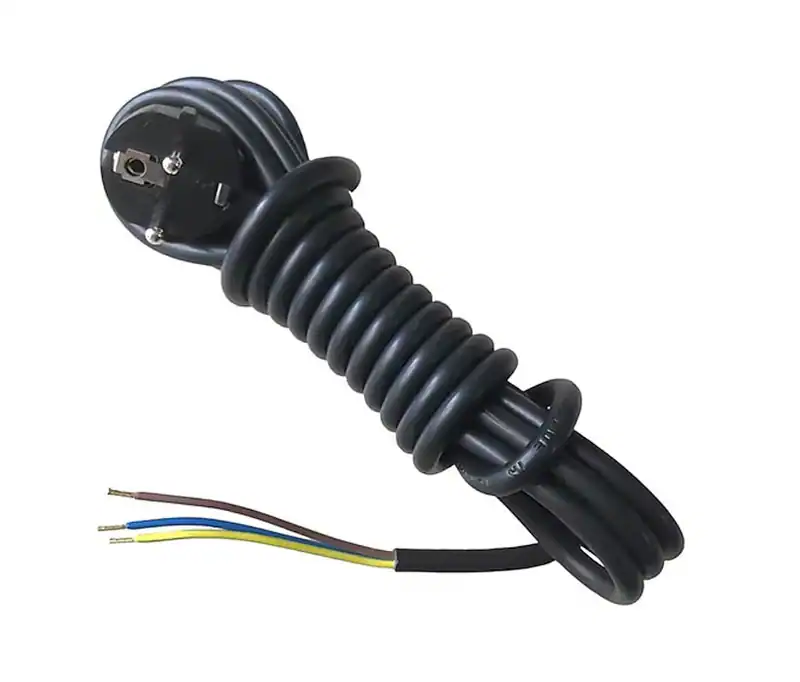 Anschlussleitung Zuleitung Euro-Stecker Netzkabel Stromkabel 3-polig 1.00 / 1.5