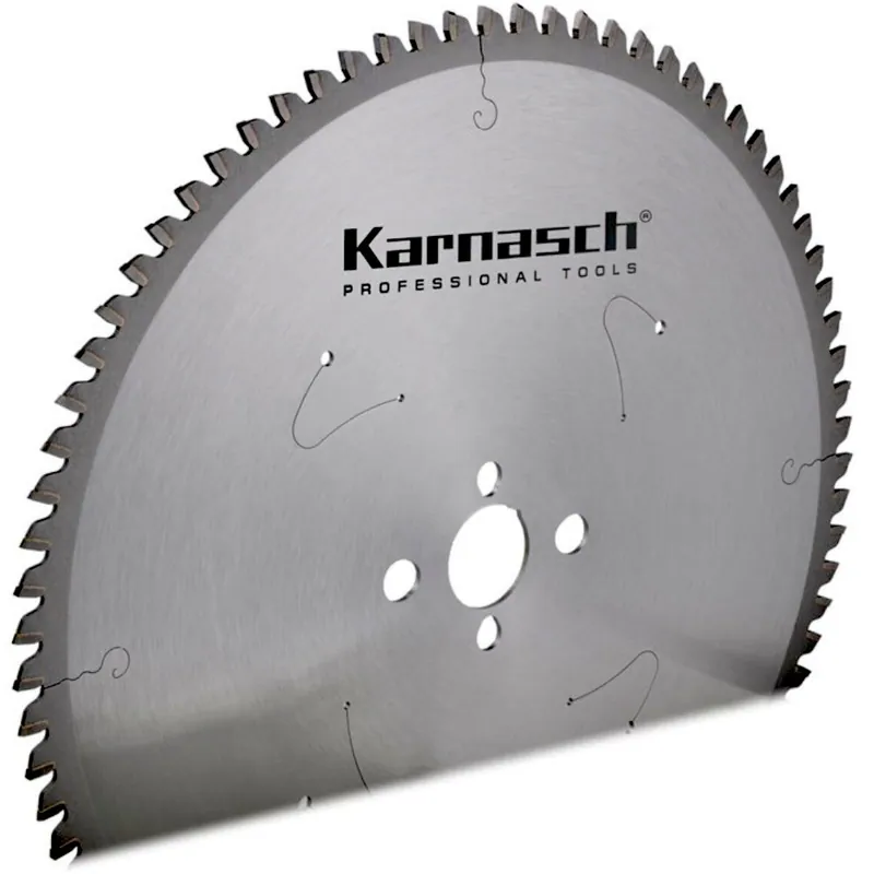 Karnasch Kreissägeblatt HM PVC Aluminium Negativ Fertigschnitt Ø 120-500mm TFF-N