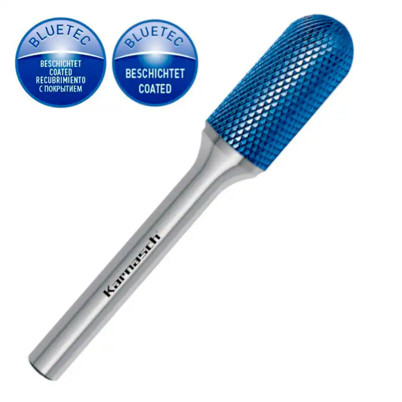 Karnasch HM Frässtift Schaftfräser Walzenrundform WRC Ø=2-12mm HP11 beschichtet