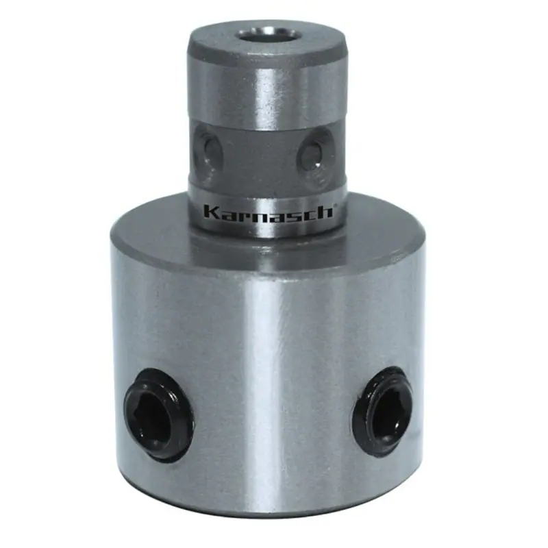Adapter Quick-In 18mm auf Weldon / Nitto Universalschaft 19mm, Bohrung 6,34mm