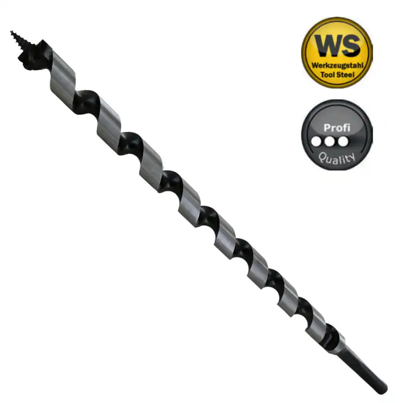 FAMAG Schlangenbohrer HM bestückt Ø16-25mm Hartholz 460mm Wechselspitze Bongossi