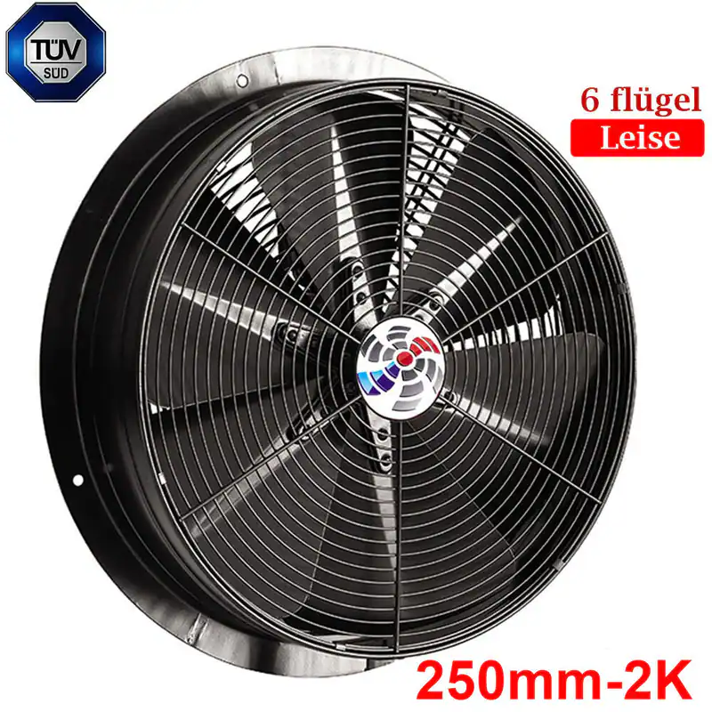 Turbo Axialventilator 250-2K Axiallüfter Geblase 2200 m3/h