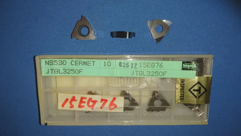 Wendeschneidplatten JTGL3250F NS530 TUNGALOY Stechplatten 10 Stück