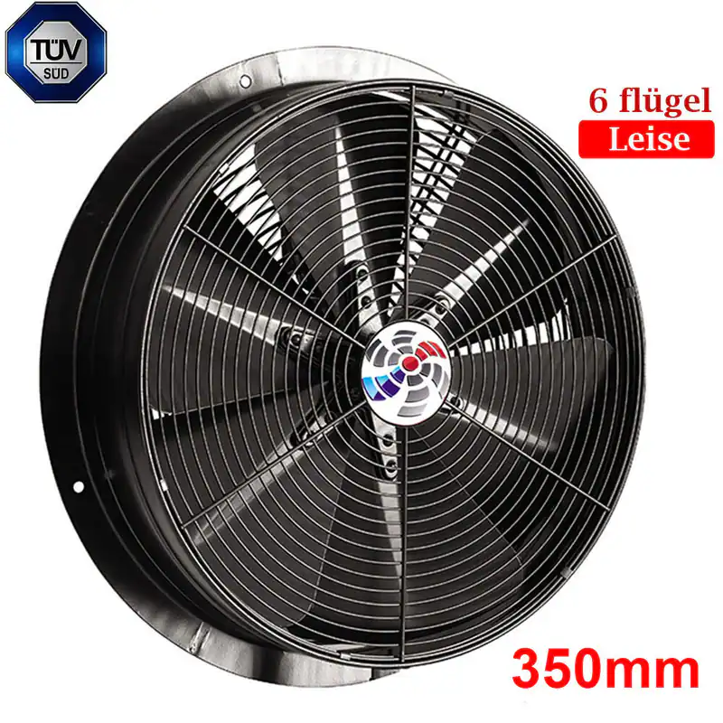 Turbo Axialventilator 350mm Axiallüfter Geblase 3250m3/h