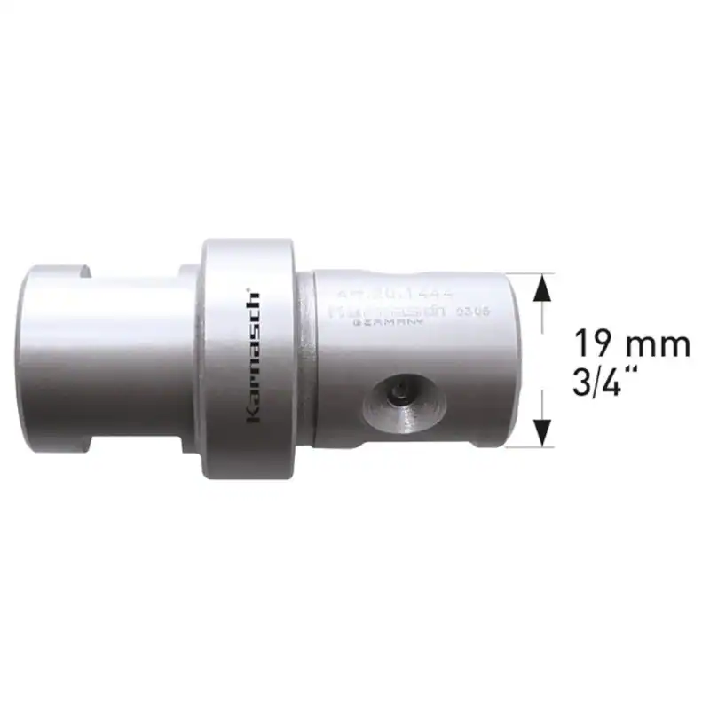 Adapter Universal Schaft 19mm, Empfohlen bis 65 mm, Karnasch