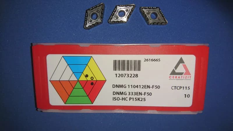 Wendeschneidplatten DNMG110412EN-F50 CTCP115 Ceratizit