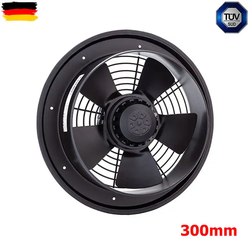 Axialventilator Gebläse 300mm Wand Fenster Ventilator 2020/2175 m3/h mit REGLER