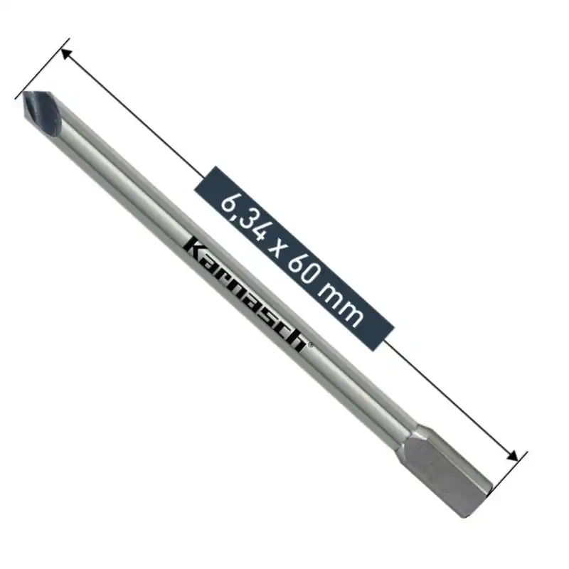 Auswerferstift für Power Drill 4000 6,34x60mm, Stift für Lochsäge