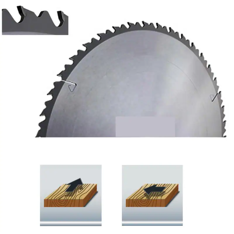 HM bestücktes Kreissägeblatt für Vogesenblitz Trommelsäge, 700x6,0x30mm, 42 FLA