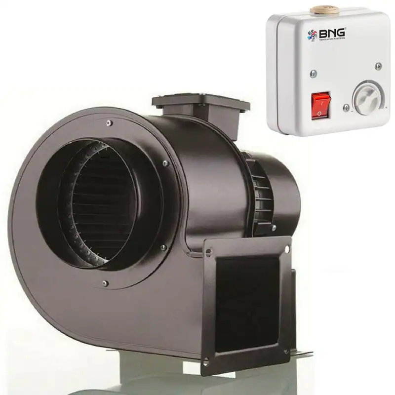1950m³/h Radialgebläse + Drehzahlregler Radial Lüfter Gebläse/Ventilator Abluft