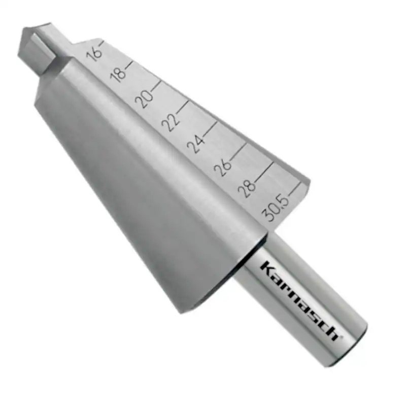 Blechschälbohrer, HSS-XE, d=16-30,5mm, Stufenbohrer,CBN geschliffen, 2 Schneiden