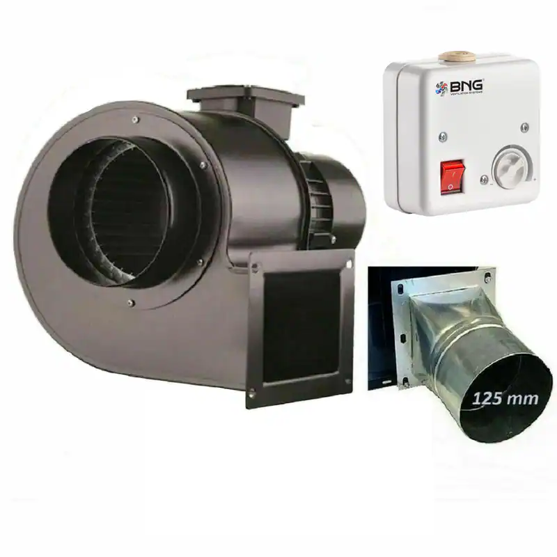 TURBO Zentrifugal Radialgebläse Radialventilator Radiallüfter 1950m³/h 230V