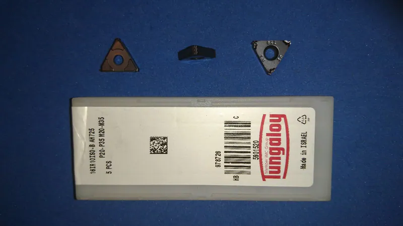 Gewindeschneidplatten 16IR10 ISO-B AH725 TUNGALOY 6 Stück