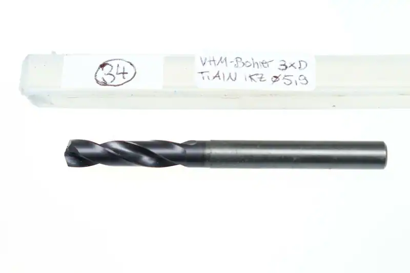 VHM Bohrer 5,9mm Spiralbohrer mit Innenkühlung